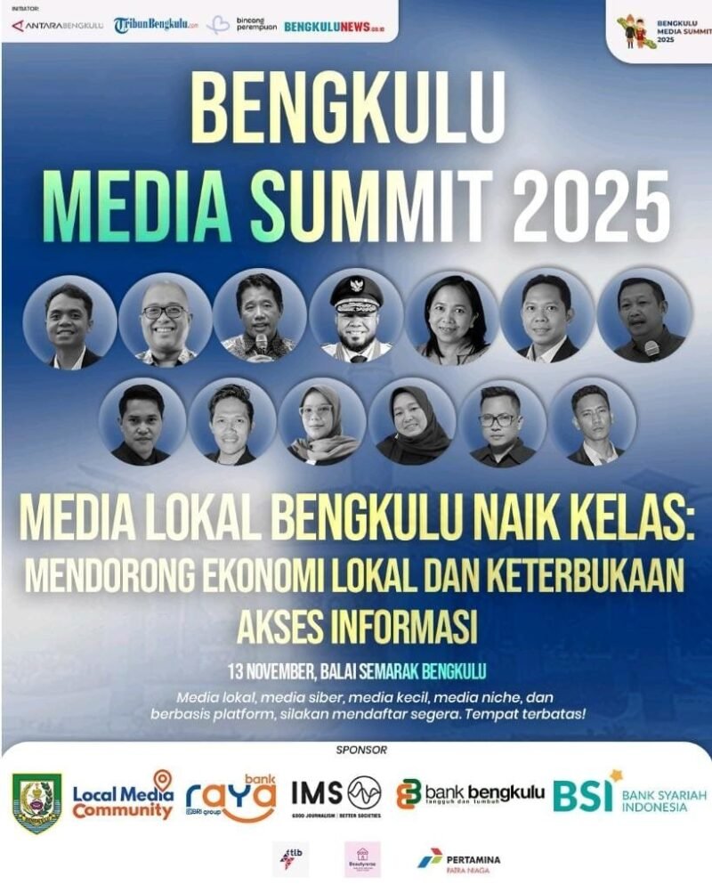 Bengkulu mencatat sejarah sebagai provinsi pertama di Sumatera yang menyelenggarakan Local Media Summit (foto: dok Local Media Summit 2025)