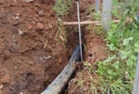 Proyek Pengembangan Jaringan Distribusi (JD) dan Sambungan Rumah (SR) Perpipaan Air Bersih di Kabupaten Lebong, Jumat (7/11/25). (foto: Aan Ade Putrarakyatmerahputih.com/)