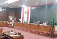 Suasana Ruang Rapat Paripurna DPRD Provinsi Bengkulu, Pengesahan APBD 2026