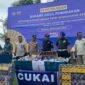Pemusnahan Rokok ilegal, salah satu bentuk pengawasan peredaran Rokok Ilegal