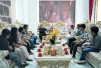 Wakil Gubernur Bengkulu Mian saat Menerima audensi Panitia Nata Pemuda dan Pelajar Bengkulu tahun 2025