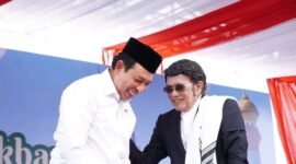 Dedy Wahyudi bersama Roma Irama saat bersama tunjukkan kepedulian Bencana Sumatera