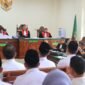 Ketua Majelis hakim Paisol, mencecar 15 saksi kasus Korupsi perjalanan dinas Dewan di Sekretariat DPRD Provinsi  Bengkulu.
