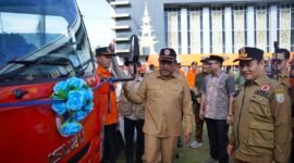 Apel Siaga Bencana di Bengkulu dipimpin Wakil Gubernur Mian untuk memperkuat koordinasi lintas sektor menghadapi ancaman Siklon Tropis 91S