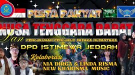 Pengukuhan Sasaka Nusantara DPD Istimewa Kota Jeddah pada 6 Februari 2026 bakal jadi ajang temu kangen terbesar masyarakat Lombok di Arab Saudi, dimeriahkan artis Lombok dan pesta rakyat.