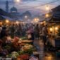 foto merupakan Editan: 
Pasar Subuh Jalan Kedondong disiapkan untuk mengurangi kemacetan dan menciptakan kenyamanan warga Kota Bengkulu.