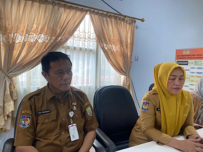 NAYATAKAN: Kepala Bidang Pencegahan dan Pengendalian Penyakit Dinkes Provinsi Bengkulu, drg Edriwan Mansyur, mengatakan 172 Suspek Campak Muncul di Bengkulu, Dinkes Pastikan Belum Masuk KLB. (RABU-15-04-2026)--Handi//MBG.