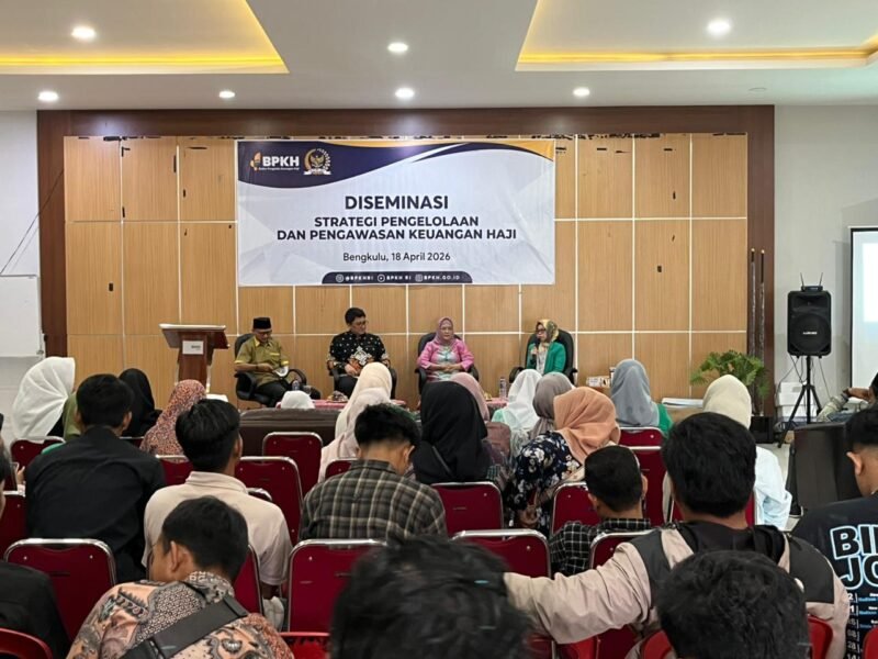 BPKH sosialisasikan pengelolaan dana haji di Bengkulu. Imbal hasil capai 6,86 persen dan raih opini WTP selama 7 tahun berturut-turut.