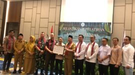 PELANTIKAN: MAPEL Bengkulu resmi memulai gerakan pemulihan lingkungan dengan program penanaman 1.000 pohon dan restorasi DAS di Bengkulu Tengah untuk mengurangi risiko banjir dan longsor. (SENIN-18-05-2026)-- FOTO: HANDI//MBG.