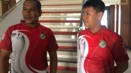 Atlet menembak muda asal Kepahiang, M. Haris Alfiansyah, dipersiapkan mewakili Bengkulu pada Pra-PON dan PON 2028. Haris menargetkan prestasi hingga level Olimpiade. (SELASA-26-05-2026)-- FOTO: HANDI//MBG.