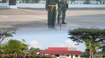 Danrem 041/Gamas Awasi Langsung Latihan Bela Diri Prajurit, Wujud Komitmen Pembinaan Satuan