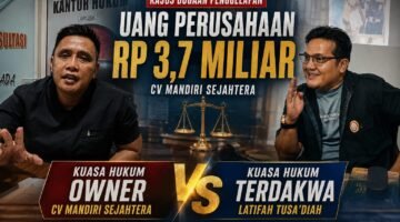 PH Terdakwa Persoalkan Admintrasi, CV Mandiri Sejahtera Tegaskan SOP Kewenangan Perusahan.