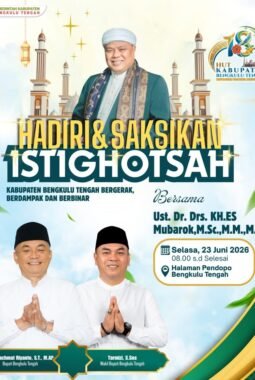 Datangkan KH ES Mubarok, Bengkulu Tengah Perkuat Nuansa Religi dalam Perayaan HUT ke-18