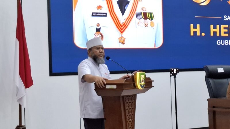 ubernur Bengkulu Helmi Hasan menegaskan peningkatan kualitas pelayanan publik menjadi kunci keberhasilan Program Bantu Rakyat saat menghadiri Entry Meeting Penilaian Maladministrasi Ombudsman RI Tahun 2026.