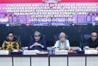 Parsadaan Harahap dan Iffa Rosita melakukan kunjungan kerja ke Bengkulu membawa agenda penguatan SDM melalui LMS dan pembangunan Zona Integritas KPU.