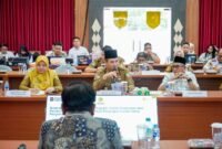 RAPAT : Sebanyak 15 titik di daerah tersebut masuk dalam program pemerintah pusat dan dinyatakan siap untuk dibangun