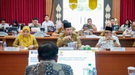 RAPAT : Sebanyak 15 titik di daerah tersebut masuk dalam program pemerintah pusat dan dinyatakan siap untuk dibangun