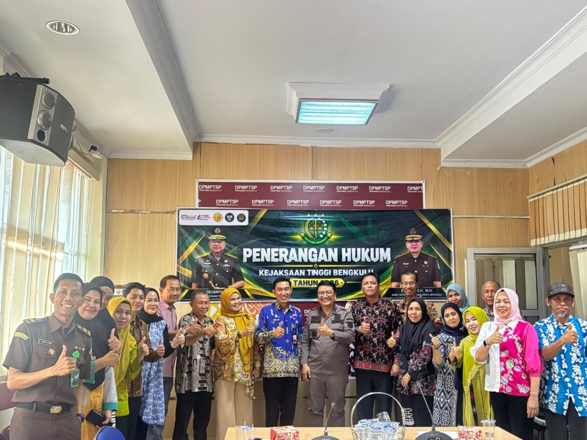 Kejati Bengkulu memperkuat kesadaran antikorupsi aparatur DPMPTSP untuk mendukung pemerintahan bersih, transparan, dan pelayanan profesional.