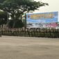 Upacara HUT ke-81 TNI berlangsung di Lapangan Makorem 041/Garuda Emas (Gamas), Senin (5/10/2026), 